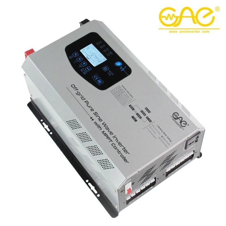 Hybrid Solar Inverter 6kw With MPPT Charger For Solar Power System For Home And Government